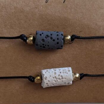 Bracelet - lava stone